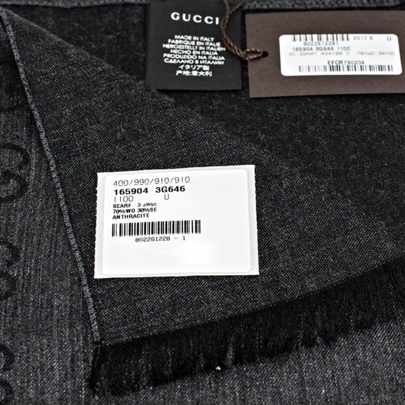 gucci monogram scarf - Picture 4 of 4